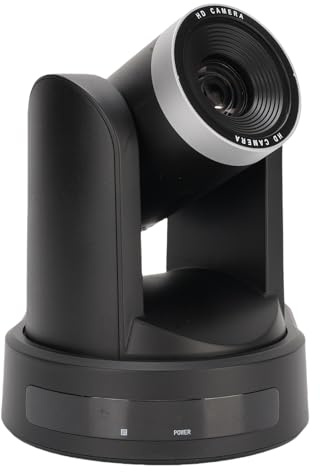 Jectse Konferenzraum PTZ -Kamera, HD 1080p 12x Optical Zoom SDI IP USB3.0 -Kamera für Automatische Tracking -Unterstützung von AI 255 Voreingestellte Positionen (EU-Stecker)