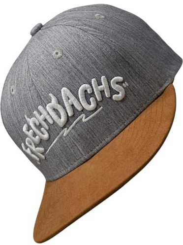 Bexxwell Cappellino Snapback per bambini (Junior, Kids, vestibilità ottimale, berretto, ragazzo, unisex), grigio., Taglia unica