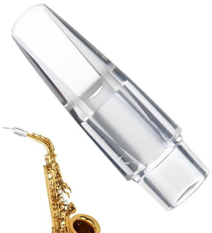 Saxophonmundstück transparent | Saxophonmundstück transparent für schnelles und flüssiges Spielen | Zubehör für Blasinstrumente für Anfänger Musiker und Lehrer