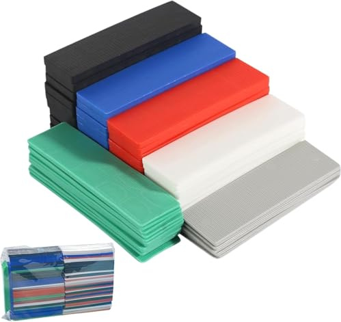 Spacer Plastic 28 x 100 mm Underlay Plates Plastic Pack of 102 Glazing Blocks Durable Underlay Plates Spacers Window Blocks (1-6 mm)