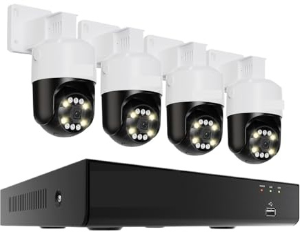 HD PTZ PoE CCTV-Sicherheitskamerasystem AI Personen- Und Fahrzeugerkennung 4K 8CH Erweitern Sie 16CH NVR-Videoüberwachungs-IP-Kamera Bewegungserkennung