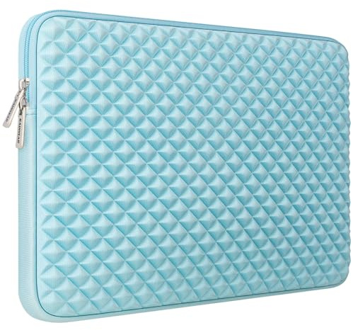 RAINYEAR Housse Rembourrée pour Ordinateur Portable 13,3-13,6 Pouces Compatible Macbook 13,6 Pouces Modèle A1369 A1466 A1278 et Notebook Ultrabook Chromebook Surface 13,3 Pouces(Bleu)
