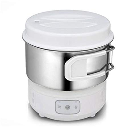 Magic Chef MER-IR600W Electric Mini Induction Multi Cooker Hot Pot Portable Outdoor Camping Stainless Steel Electric Travel Cooker 110V 220V Dual Voltage White 6 2.64 Ib