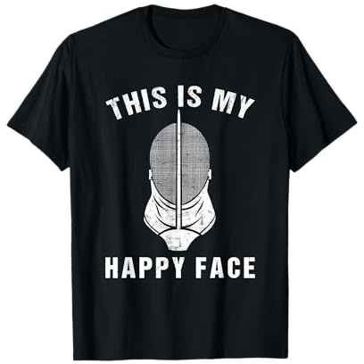 Fechtsport Geschenk für Fechttrainer Fechtmaske I Fechten T-Shirt