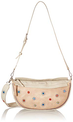 Desigual Womens PU Shoulder Bag, Brown