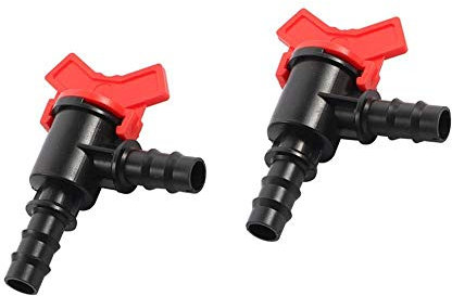 Hose Connector L-Shaped Control Valve Water Connector Suitable for 16mm Pipe Hose Garden Watering Hoses 90 Degree Waterstop Switch