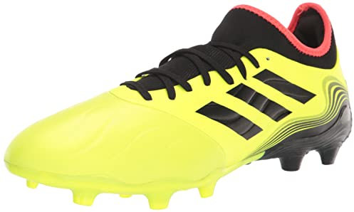adidas Unisex Copa Sense.3 Firm Ground Soccer Shoe, Team Solar Yellow/Black/Solar Red, 5 US Men