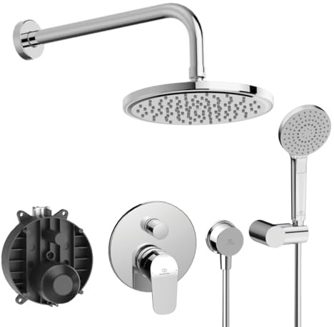 Ideal Standard - Ceraflex Brauseset mit Spenderanschluss, verchromt