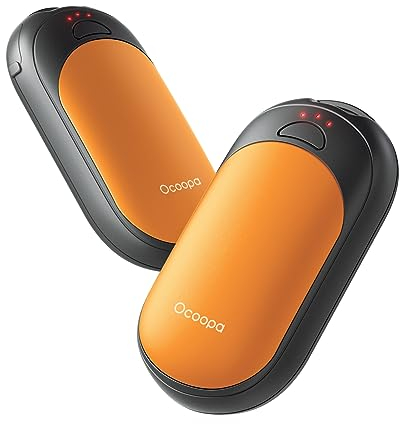 OCOOPA Calentador de Manos Recargable 2 en 1, Calienta Manos de Bolsillo Magnético, Ultraligero y Ultrafino, 3 Niveles de Calor, para Camping, Golf, Regalos Idea Tech para Hombres, Mujeres, UT3 Lite