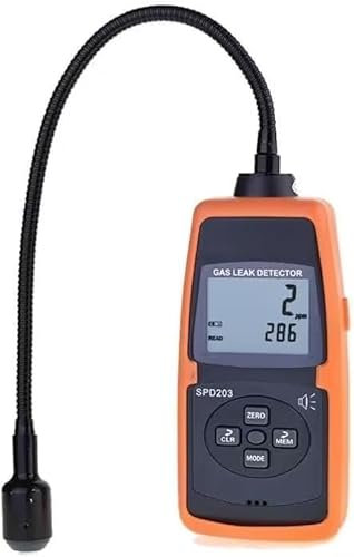 Tester del rivelatore di perdite di gas metano Strumento di misurazione dell'allarme del contenuto di gas CH4 con intervallo di misurazione da 0 a 10000ppm 0 a 20% LEL Risoluzione 1ppm 0,1% LEL