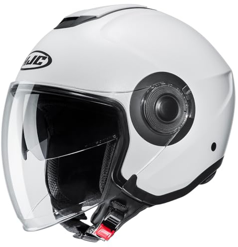 HJC, Casque Moto Jet i40N UNI Blanc Perle