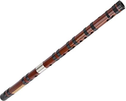 Kit Flauto di bambù, Flauto di bambù Amaro Chiave F, Set di Flauto Tradizionale con Pellicola e Scatola di Conservazione della Colla per Kit di Strumenti Musicali