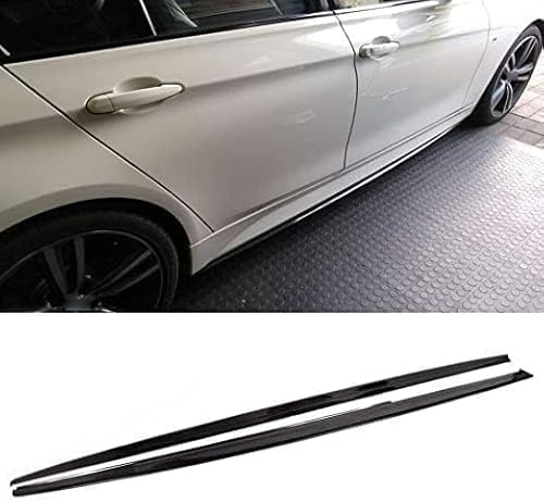 HOCAH 2 stück Auto Seitenschweller für BMW 3 Series 320i 328i 335i F30 M Tech Sport 2012-2016,Anticrash Seitenstufen Schweller Seitentrittleiste Schwellerrohre Schutz