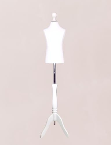 AILANT Schneiderpuppe Kind, Mannequin Child, Mannequin for Children in Color White (9-12 Years)