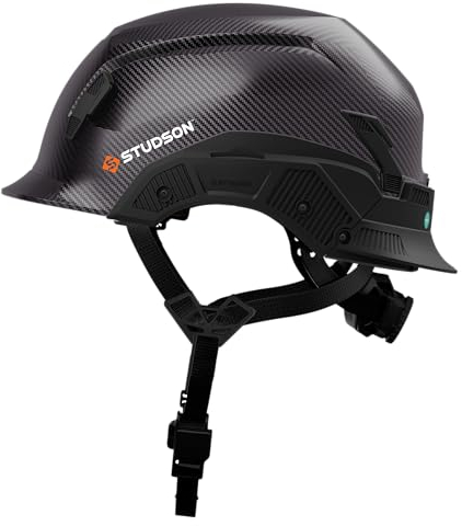 STUDSON SHK-1 Non-Vented Safety Helmet - Type 2 Class E (Carbon, L/XL 58-63cm)