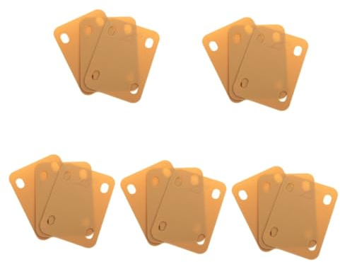 BESTonZON 15stücke Teiliges Gitarrenhals Unterlegscheiben Kunststoff Verstellbare Für Effektive Gitarrenreparatur Langlebig Und Praktisch Für Bass Gitarre