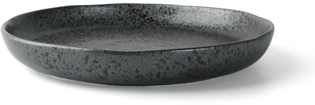 Holst Porzellan RT 324 - Plato de porcelana (24 cm, borde alto, 24 x 24 x 3,5 cm), color negro