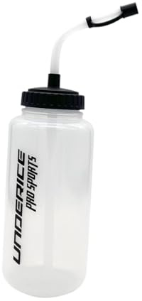 rockible Bottiglia d'Acqua Sportiva, Borraccia da 1 litro, Portatile, Pieghevole, con Cannuccia Lunga, per Il Fitness, Tazza d'Acqua per attività all'aperto