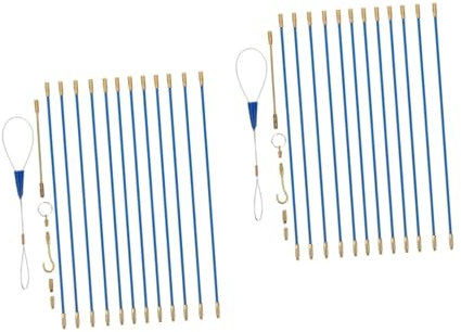Gadpiparty 2sets Fiberglass Wire Fishing Tool Cable Puller for Electrical Cables Threading Device for Electricians for Pulling Wire in Conduit