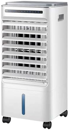YCCYHQ Air Conditioner Portable, Climatiseur Mobile, 3 Vitesses de Ventilation, Écran LED, Télécommande Tactile et Minuterie 7 H, 65 W, Blanc