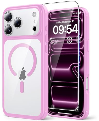 TAURI Cover Magnetica per iPhone 17 Pro Max, Rosa
