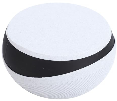 Fdit Cuenco de frutas secas de doble capa, práctico aperitivo para pistachos, cerezas, palomitas de maíz y caramelos tamaño compacto escritorio principal plástico ligero (forro interior blanco y negro