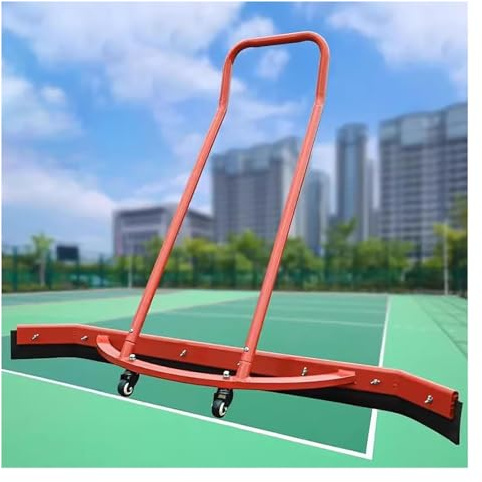 Spazzolone per acqua, Strumento professionale for la rimozione dell'acqua con manico lungo, spazzatrice leggera in alluminio(Orange)