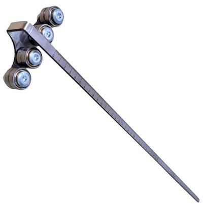 Calibradores De Posicionamiento Ajustables: Riel Guía De Sierra Circular, Calibre Con Riel Ajustable De 60 Cm, Guía De Corte De Precisión De Acero Inoxidable, Para Fabricación De Muebles, Construcción