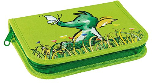 Eberhard Faber 577540 - Tabaluga Schüleretui 40 teilig befüllt, mit Reißverschluss und Innenklappe, mit verschiedenen Motiven, ca. 19,5 x 3,5 x 13 cm groß, für Vorschule und Schule