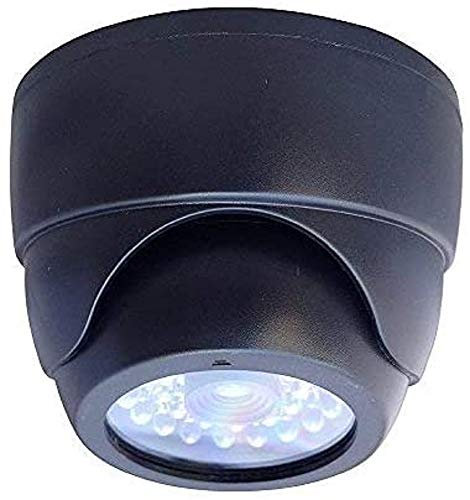 STOCK 4 TELECAMERE FINTE VIDEOSORVEGLIANZA CUPOLA NERA DUMMY CON LED FUNZIONANTE CW373
