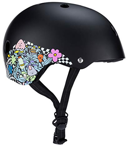 187 Killer Pads Pro Skate Helmet with Sweatsaver Liner, Lizzie Armanto Signature Edition, X-Large