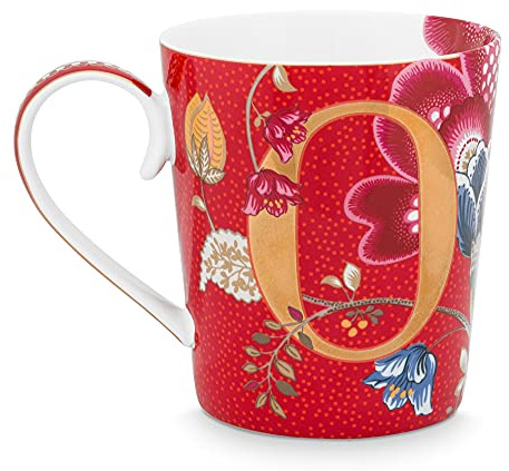 Pip Studio 51002264 Blushing Birds Alphabet Becher red O 0,35 l (1 Stück)