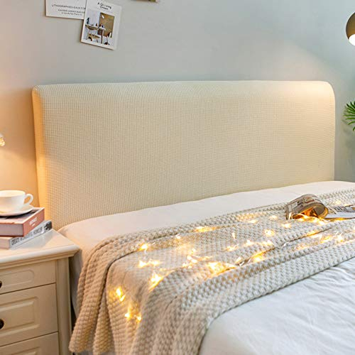 SetSailW Bett Kopfteil Bezug 140/180/160/200 Bettkopfteil Bezug Bettkopfteil Hussen Kopfteilbezug Kopfteilbezug Boxspringbett,beige-200cm