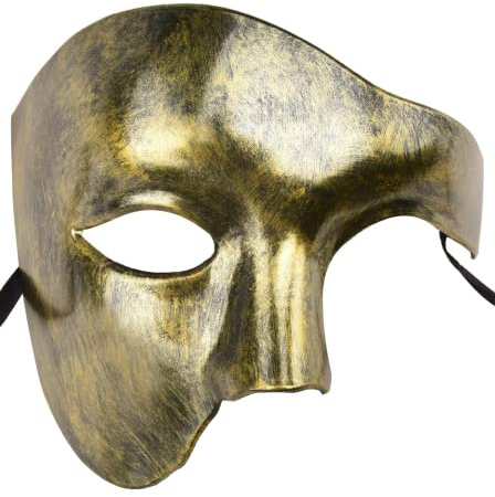 Lilwemen Herrenmaske Maskerade Maske Phantom der Oper Halbmaske