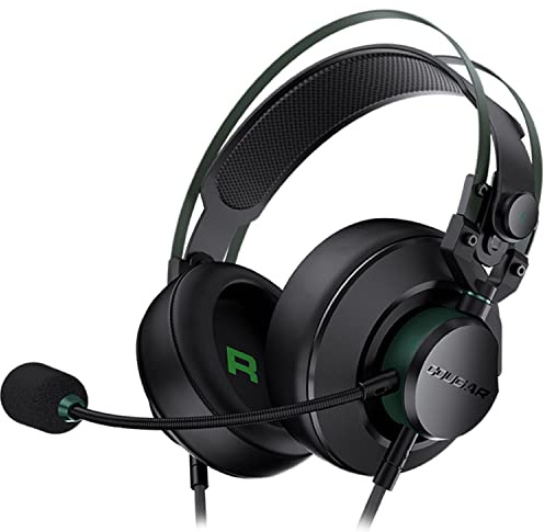 COUGAR GAMING | CASQUE MICRO GAMING | VM410 IRON - NOIR / ACIER - Haut-parleurs à diaphragme en graphène - Microphone de 9,7 mm - Micro antibruit - Bandeau réglable