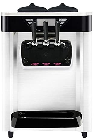 Stalwart DA-BJH219SE Three Flavour Soft Serve Ice Cream Frozen Yoghurt Machine with Air Pump Function 18-20L/H