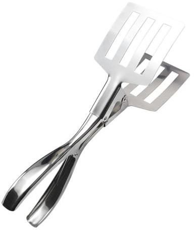 Anneome Pinza Barbecue Acciaio Inossidabile 12.20In Resistente Calore Manici Lunghi Quadrate Teste Per Carne Pesce Pane Grigliate Casa Feste Ristorante