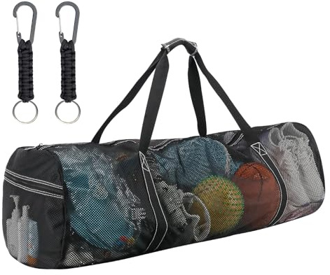 XXL Large Mesh Dive Bag, Scuba Gear Bag Duffle Dive Case with Shoulder Strap with Carabiner Keychain for Diving Equipment, Scuba Diving,Snorkeling Gear, and Sports Equipment