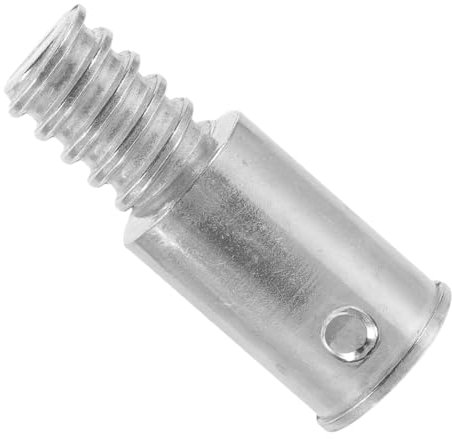 COLLBATH Aluminiumlegierung Gewindespitze 25mm Außengewinde Besenstiel Ersatzteil Robust Verschleißfest Kompatibel Für Moppstile Holz Und Metall Reinigungszubehör
