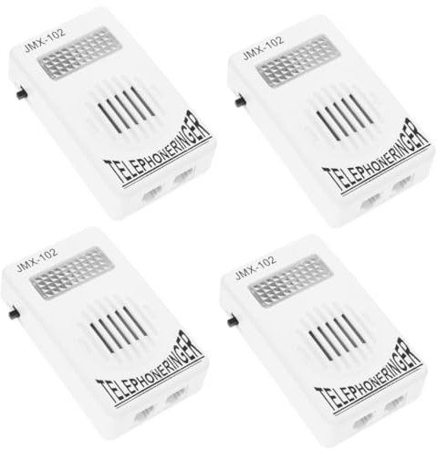 Hoement 4pièces Amplificateur Téléphone Fixe Dispositif De Sonorisation Appels Amplificateur Sans Piles Pour Maison Et Bureau