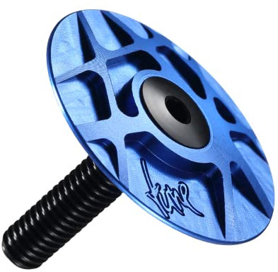 LUOKEKE SteuersäTze Tune-Cap Fahrrad-Zubehör Ahead Kappe(Blue)