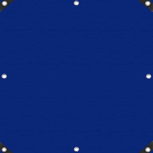 Extra Dick Polyethylen Folie 2 x 2 m mit Ösen 500 G/M² PVC Wasserdicht & Reißfest Hochwertige PVC Teichfolie für Gartenarbeit Treibhaus Folientunnel, Blau