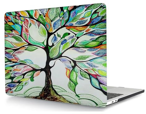 HLAAJJX Hülle Case Kompatibel mit MacBook Pro 13 Zoll Modell A1425 A1502 2015 2014 2013 2012 mit Retina Display, Schützend Plastik Hartschale Schutzhülle Cover,Baum