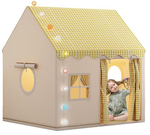 ETUCYNG Casa De Juegos para Niños Interior, Cabaña Infantil Interior, Casitas Infantiles Jardin Tienda De Campaña para Niños Tienda De Juegos Interior y Exterior Sala de Estar Parque