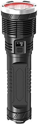 MISTPURE LED Flashlights - Powerful High Lumens Zoomable Flashlight - 5 Modes, Bright Small Flash Light for Camping Accessories, Emergency Gear, USB Charging(Large)