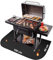 Alfombra Barbacoa Exterior/Interior 100 x 60 cm Tamaño Medio | Alfombra Ignífuga Barbacoa Resistente al Fuego y Manchas | Protector Suelo Barbacoa | Alfombra Ignífuga para Chimenea