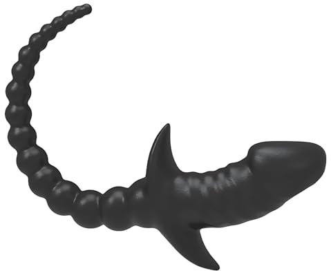 HCUDFN Plug anale SM con coda di cane, plug anale, gioco di ruolo, 10 modalità di vibrazione, massaggiatore anale, dildo, giocattoli sessuali for uomini, donne e coppie(A)