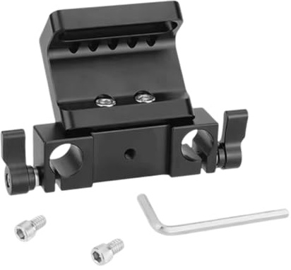 Support de trépied étendu pour appareil photo avec barre de serrage de 15 mm pour accessoires de photographie d'épaule