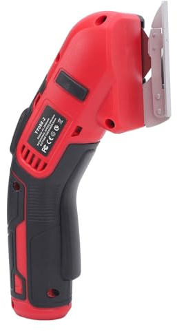 FTVOGUE Elektrische Stoffschere, Elektrische Stoffschere, Kabellos mit Sicherheitsschloss, Ergonomisches Design für Linke und Rechte Hand, Wiederaufladbar für Scheren, Schere