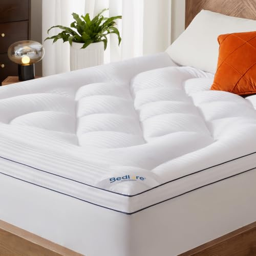 BEDLORE Surmatelas 90x200 cm, sur-Matelas 1 Personne Doux et Respirant